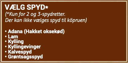 Udvalg af spyd